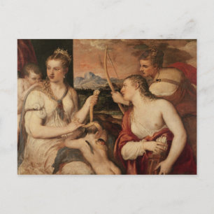The Education of Cupid, c.1565 Briefkaart
