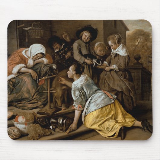 The Effects of Intemperance, c.1663-65 Muismat (Voorkant)