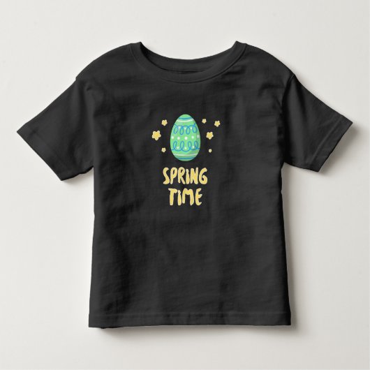 The Egg says it’s Spring Time Kinder Shirts (Voorkant)