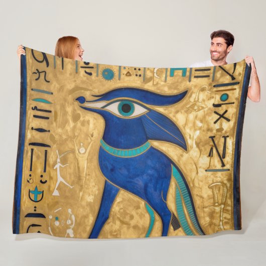 The Egyptian Eye´3 Fleece Deken (In situ)