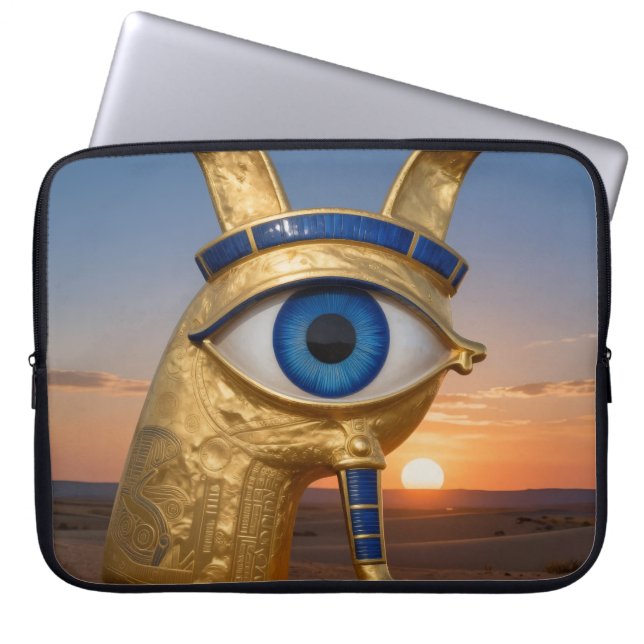 The Egyptian Eye  Laptop Sleeve (Voorkant)