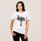 The Egyptian Eye  Tri-Blend Shirt (Voorkant volledig)