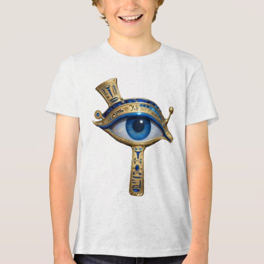 The Egyptian Eye  Tri-Blend Shirt (Voorkant)