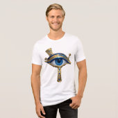 The Egyptian Eye  Tri-Blend Shirt (Voorkant volledig)
