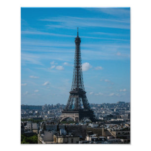 The Eiffel Tower, Parijs - Foto afdrukken Afdruk