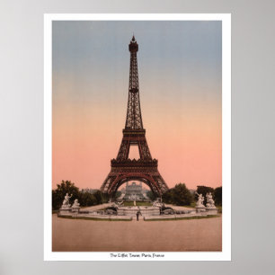 The Eiffel Tower, Parijs, Frankrijk Poster
