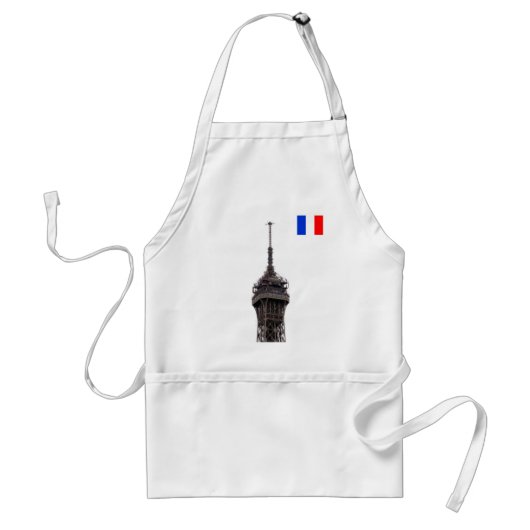 The Eiffel Tower Paris Frankrijk Standaard Schort (Voorkant)