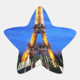 The Eiffel Tower Paris Frankrijk Ster Sticker