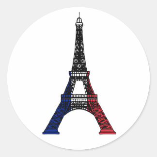 The Eiffel Tower Ronde Sticker