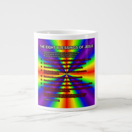 The Eight Blessings Of Jesus Mug (Devant)