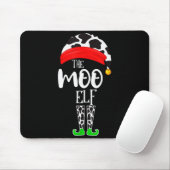 The Elf Moo Cow Funny Christmas Elf Family Matchin Muismat (Met muis)