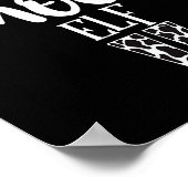 The Elf Moo Cow Funny Christmas Elf Family Matchin Poster (Hoek)