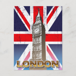 The Elizabeth Tower (Big Ben) - Londen, Verenigd K Briefkaart
