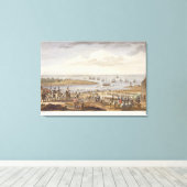 The Embarkation of the English in Holland, 30 Nove Canvas Afdruk (Insitu (Houten vloer))