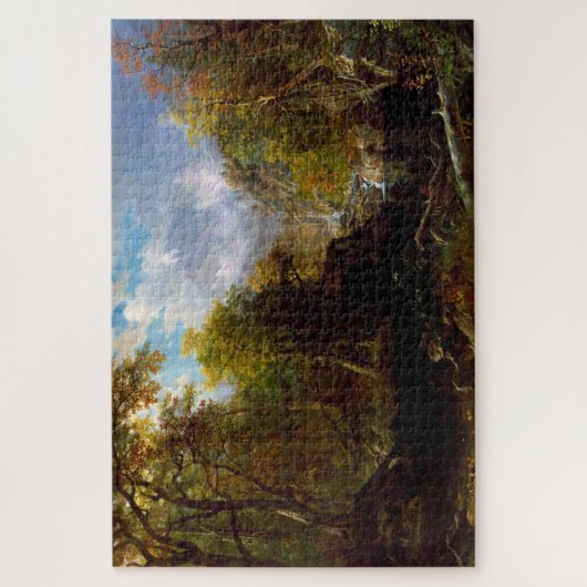 The Emerald Pool, Albert Bierstadt Legpuzzel (Verticaal)