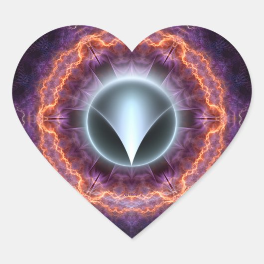 The Emperor Star Hart Sticker (Voorkant)
