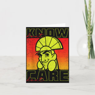 The Emperor's New Groove Kuzco Don't Know Don't Ca Kaart