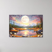 The Enchanted Dream Lake Canvas Afdruk (Voorkant)