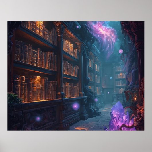 The Enchanted Library Poster (Voorkant)
