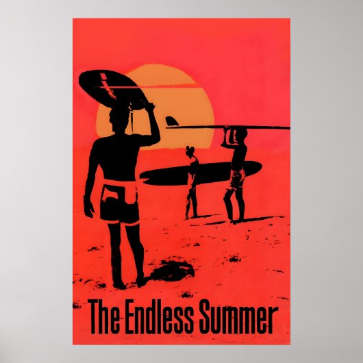 The Endless Summer Vintage Movie Poster Print 1 (Devant)