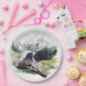 The English Pointer Papieren Bordje (Feest)