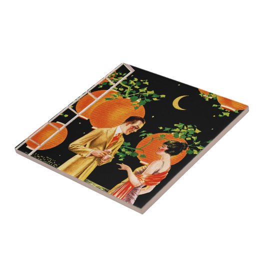 The English Woolen Mills Company Tegeltje (Zijkant)