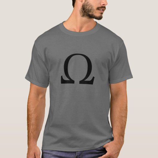 The Enlightened Geek T-shirt: Ohm vs. Om T-shirt (Voorkant)