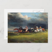 The Epsom Derby, 1821 Briefkaart (Voorkant / Achterkant)