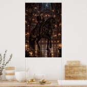 The Equestrian | Gothic Circus Fine Art Poster (Cuisine)