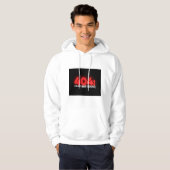 The Error Code That Runs on Confidence Hoodie (Voorkant volledig)