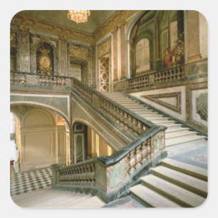 The Escalier de la Reine (Queen's Staircase) 1680 Vierkante Sticker
