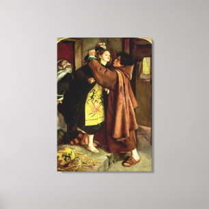 The Escape of a Heretic, 1559, 1857 (oil on canvas Afdruk