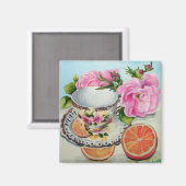 Thé et aimant orange (Recto/Verso)