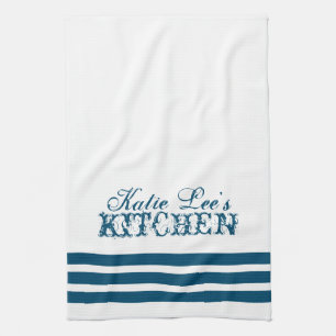 Thé et serviette de cuisine personnalisés à la 