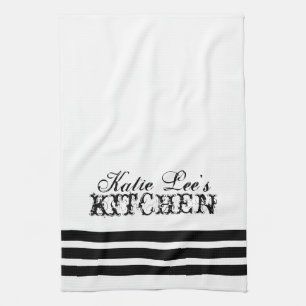 Thé et serviette de cuisine personnalisés à la cam