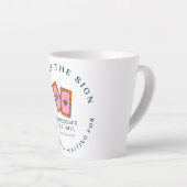 Thé et tarte latte Mug (Angle droit)