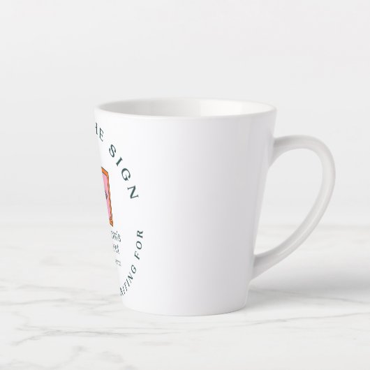 Thé et tarte latte Mug (Droite)