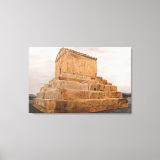 The Eternal Silence of Pasargadae Canvas Afdruk