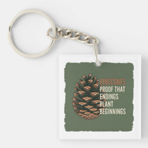 The Evergreen Promise - Pine cone design Sleutelhanger