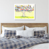 "The Everything Tree" Canvas, van Rip Rense. Canvas Afdruk (Insitu (Slaapkamer))
