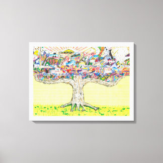 "The Everything Tree" Canvas, van Rip Rense. Canvas Afdruk