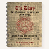 The Exorcist's Enigma: Mystical Diary Notitieboek (Voorkant)