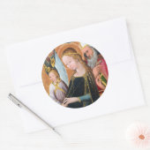 The Expectant Madonna with Saint Joseph Ronde Sticker (Envelop)