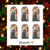 The Expectant Madonna with Saint Joseph Sticker