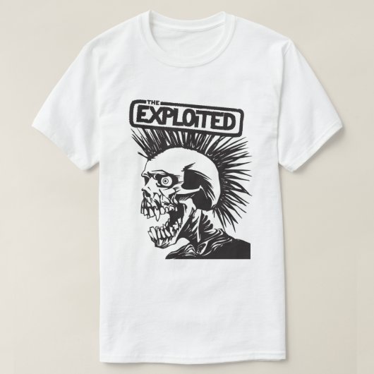 The Exploited – Punk Skull T-shirt (Design voorkant)