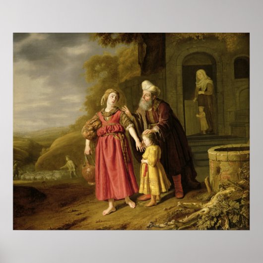 The Expulsion of Hagar and Ishmael, c.1644 Poster (Voorkant)