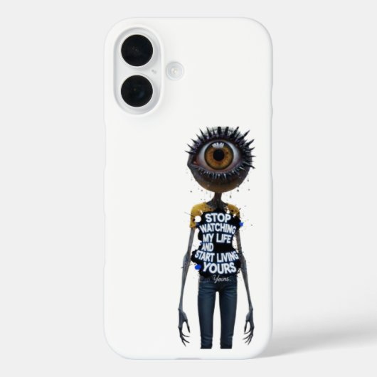 The Eye And Word Collection Case-Mate iPhone Case (Achterkant)