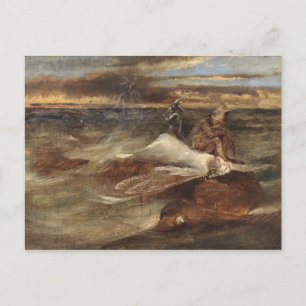 The Fairy and the Zee Serpent Briefkaart