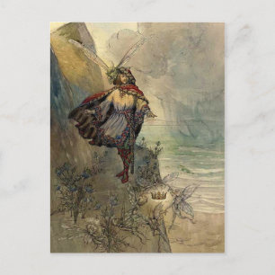 "The Fairy King" Briefkaart
