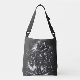 The Fallen Knight door BurnsInHell Crossbody Tas